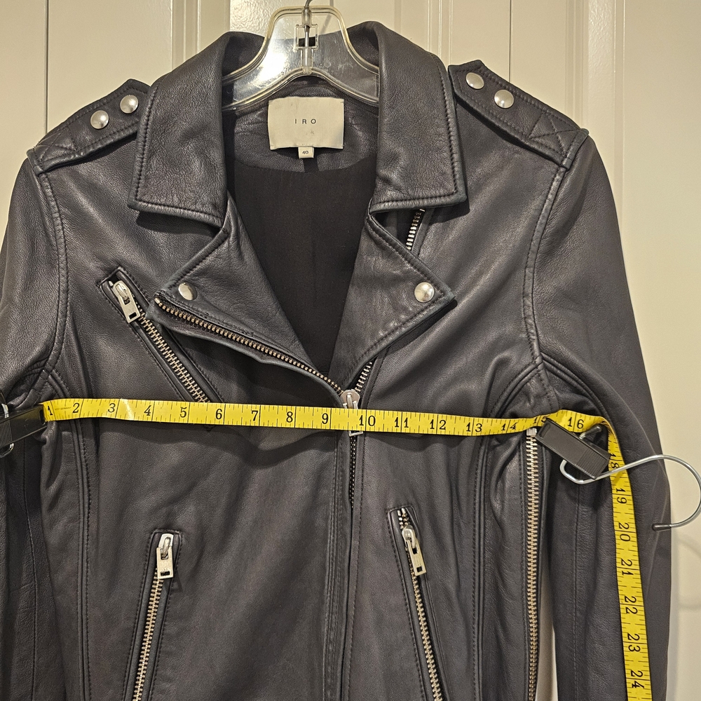 IRO Tara  Leather Jacket - Picture 12 of 14